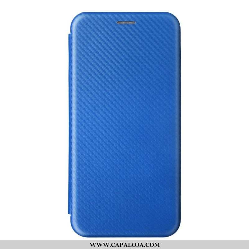 Capa De Celular Para Oppo Find X5 Pro Flip Textura De Fibra De Carbono