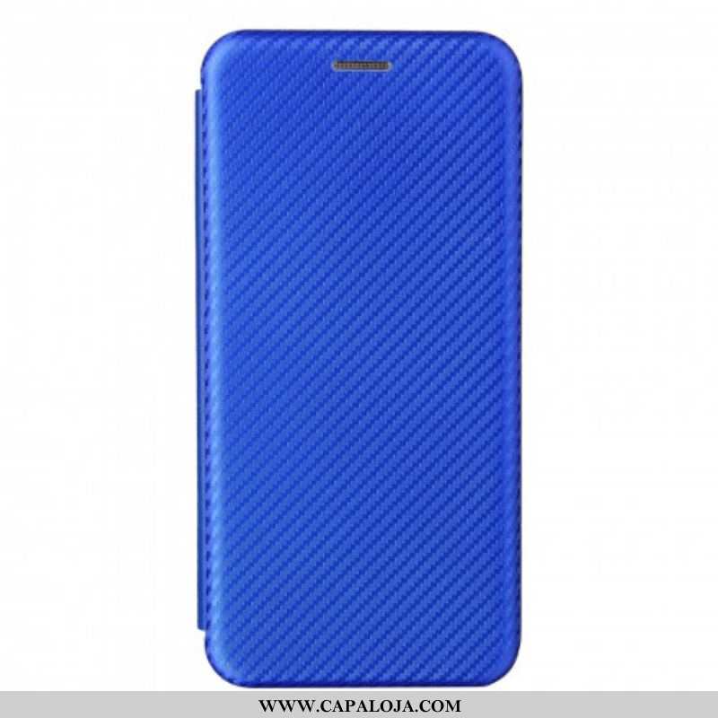 Capa De Celular Para Oppo Reno 6 5G Flip Silicone De Carbono Colorido