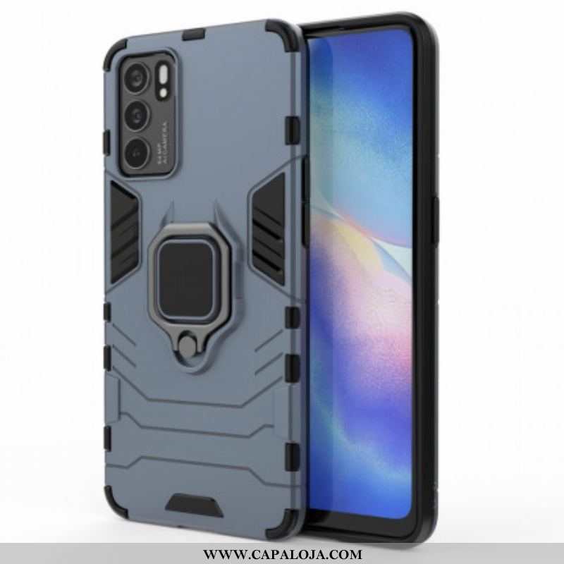 Capa De Celular Para Oppo Reno 6 5G Resistente A Anel