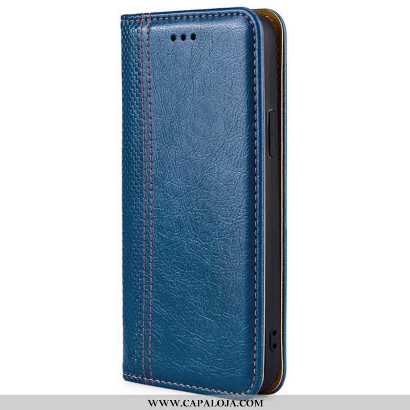 Capa De Celular Para Oppo Reno 8 Flip Couro Falso Vintage