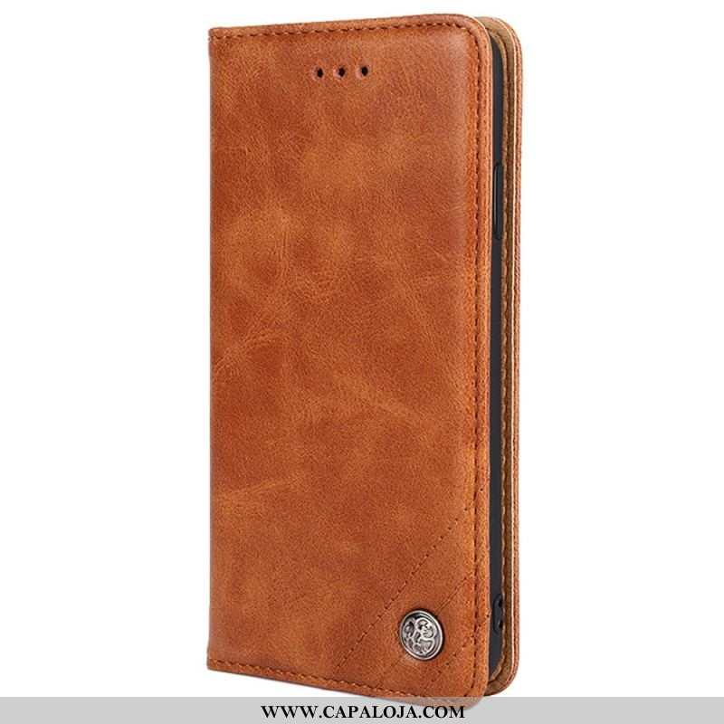 Capa De Celular Para Oppo Reno 8 Flip Rebites Decorativos