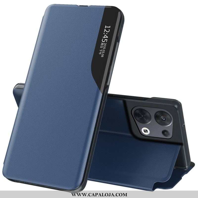 Capa De Celular Para Oppo Reno 8 Pro Couro Sintético