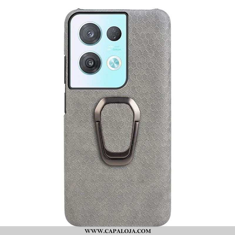 Capa De Celular Para Oppo Reno 8 Pro Honeycomb Com Suporte De Anel