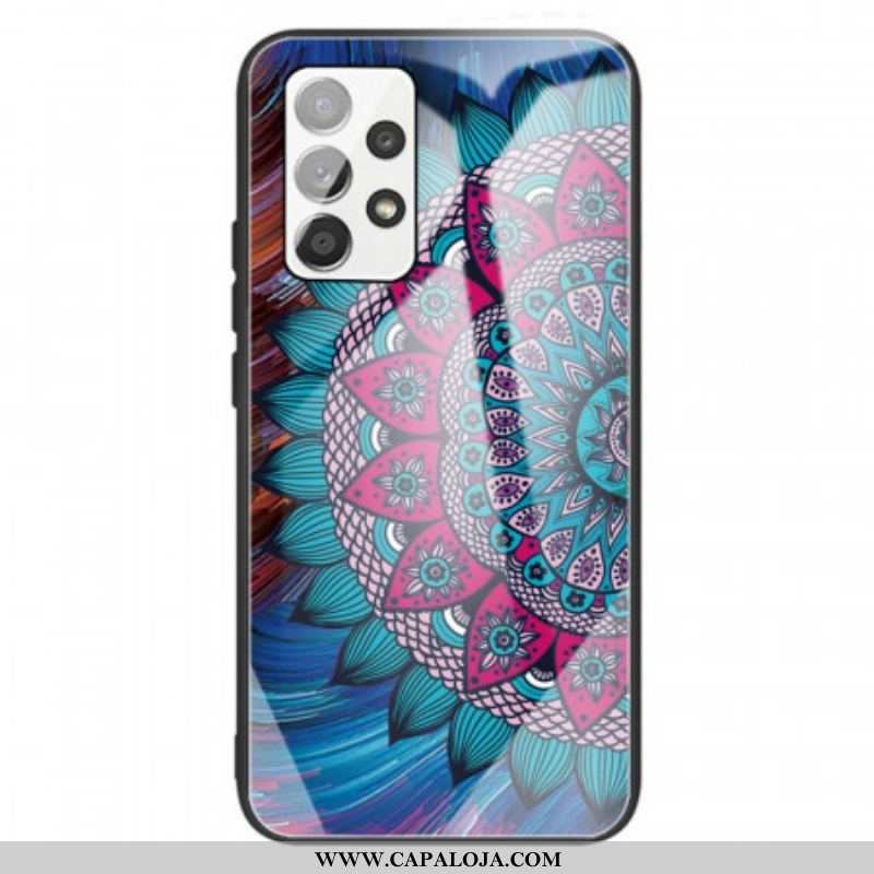 Capa De Celular Para Samsung Galaxy A13 Mandala Vidro Temperado