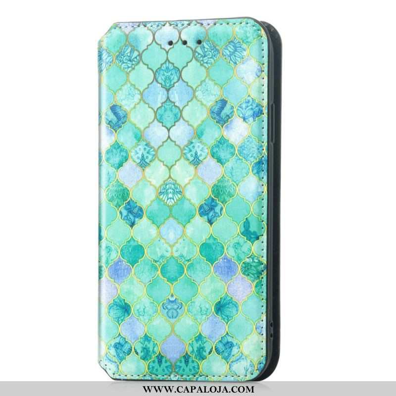 Capa De Celular Para Samsung Galaxy A14 / A14 5G Flip Projeto Rfid Caseneo