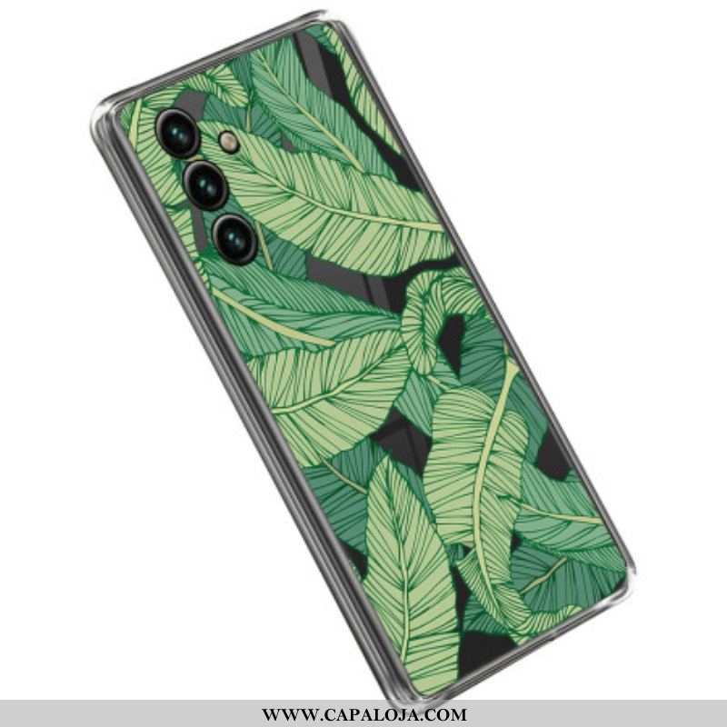 Capa De Celular Para Samsung Galaxy A14 / A14 5G Folhas