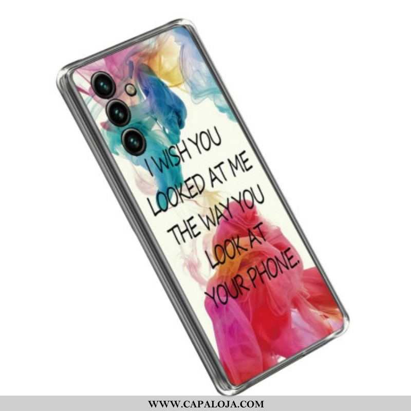 Capa De Celular Para Samsung Galaxy A14 / A14 5G Silicone Eu Queria