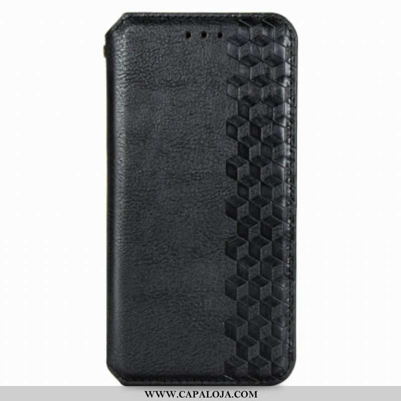 Capa De Celular Para Samsung Galaxy A51 5G Flip Textura Diamante Efeito Couro