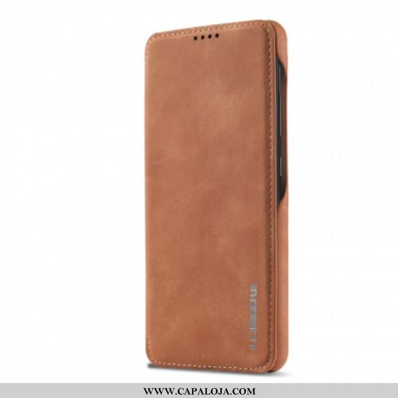 Capa De Celular Para Samsung Galaxy A52 4G / A52 5G / A52s 5G Flip Lc.imeeke Efeito Couro