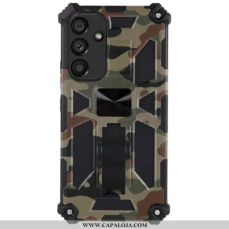 Capa De Celular Para Samsung Galaxy A54 5G Suporte Removível De Camuflagem