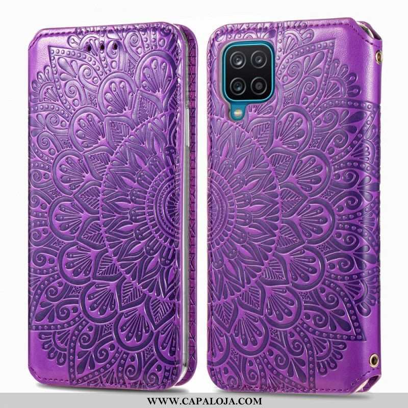 Capa De Celular Para Samsung Galaxy M12 / A12 Flip Mandala