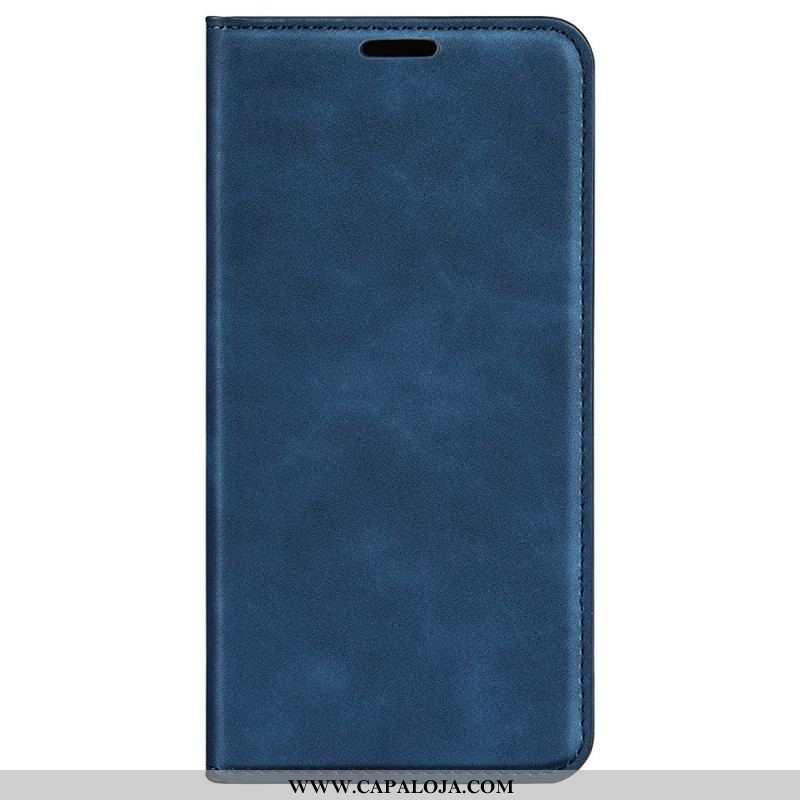 Capa De Celular Para Samsung Galaxy M13 Flip Efeito Couro