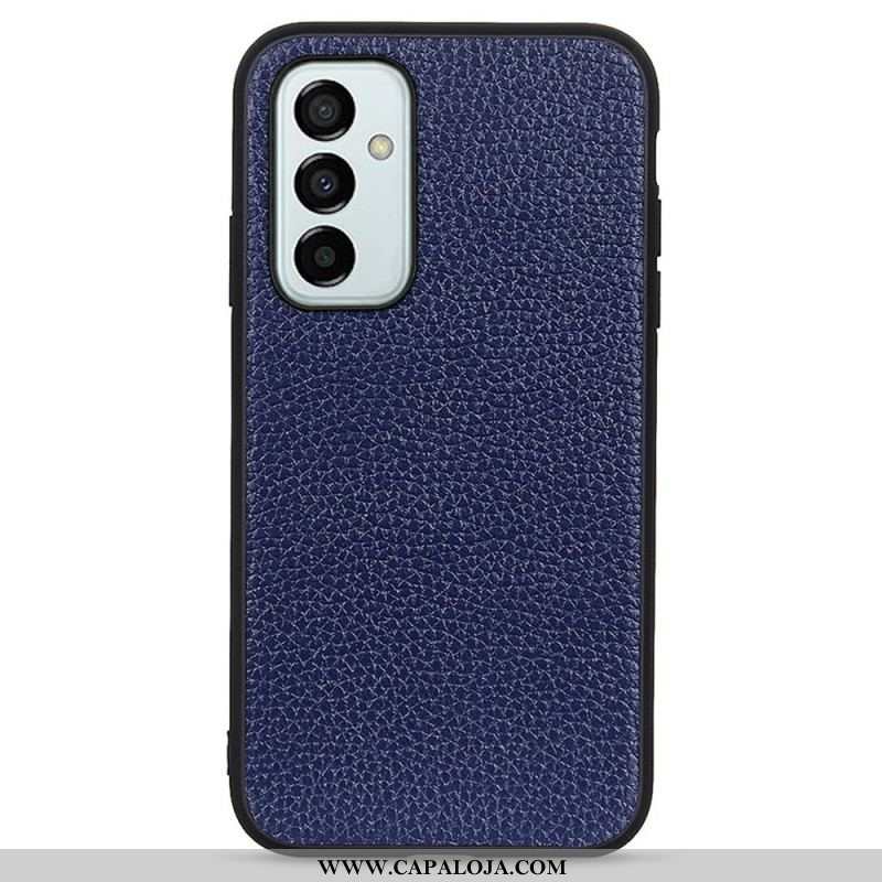 Capa De Celular Para Samsung Galaxy M23 5G Couro Lichia Genuíno