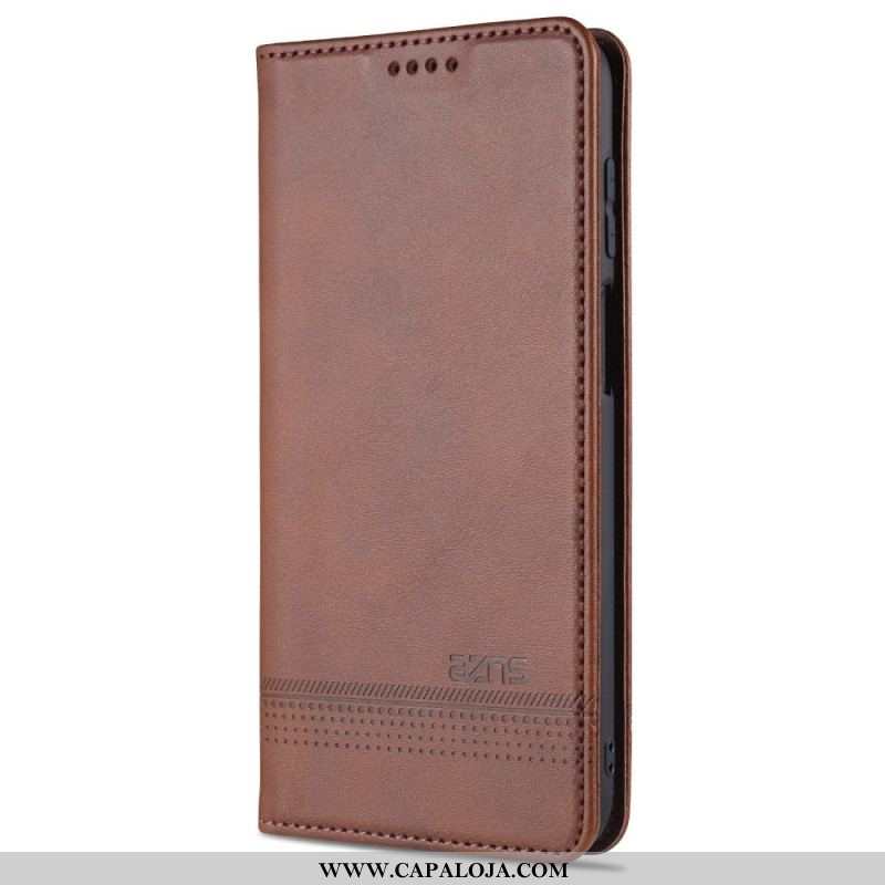 Capa De Celular Para Samsung Galaxy M32 Flip Estilo De Couro Azns