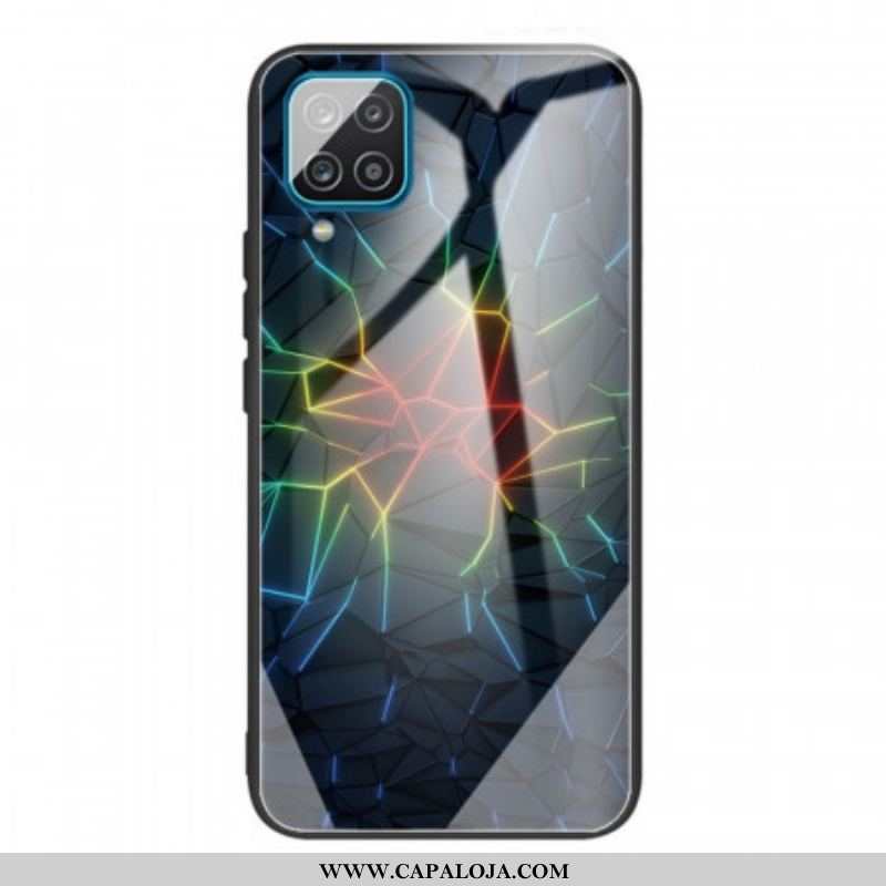 Capa De Celular Para Samsung Galaxy M32 Geometria Vidro Temperado