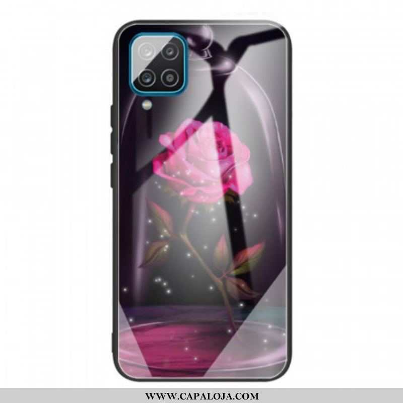 Capa De Celular Para Samsung Galaxy M32 Vidro Temperado Rosa Mágico