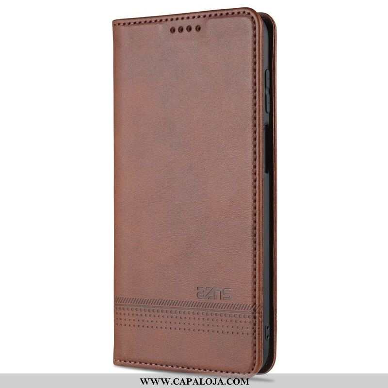 Capa De Celular Para Samsung Galaxy M51 Flip Estilo De Couro Azns