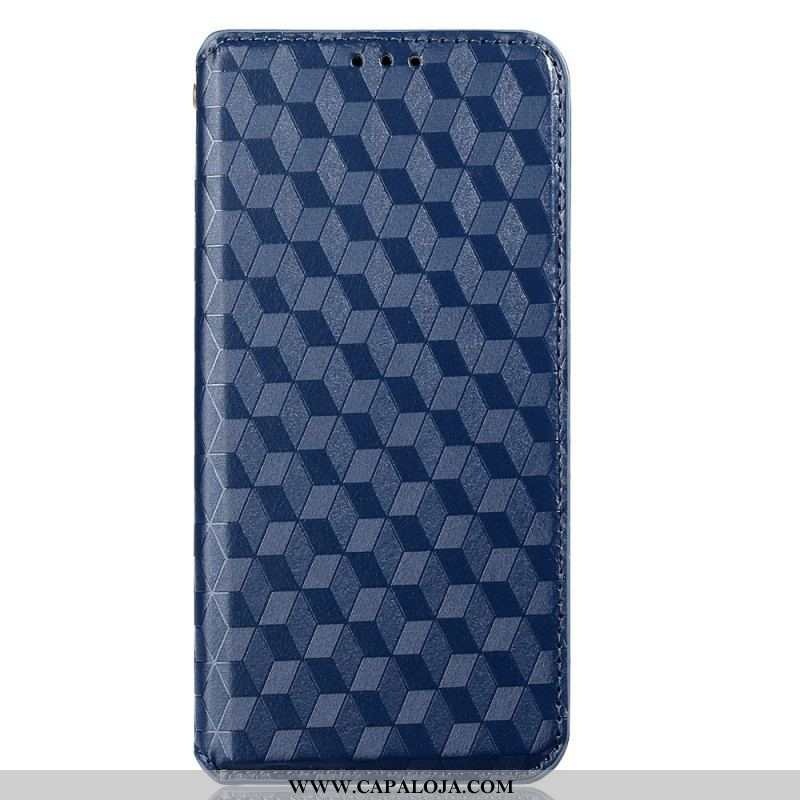 Capa De Celular Para Samsung Galaxy M53 5G Flip Cubos 3d