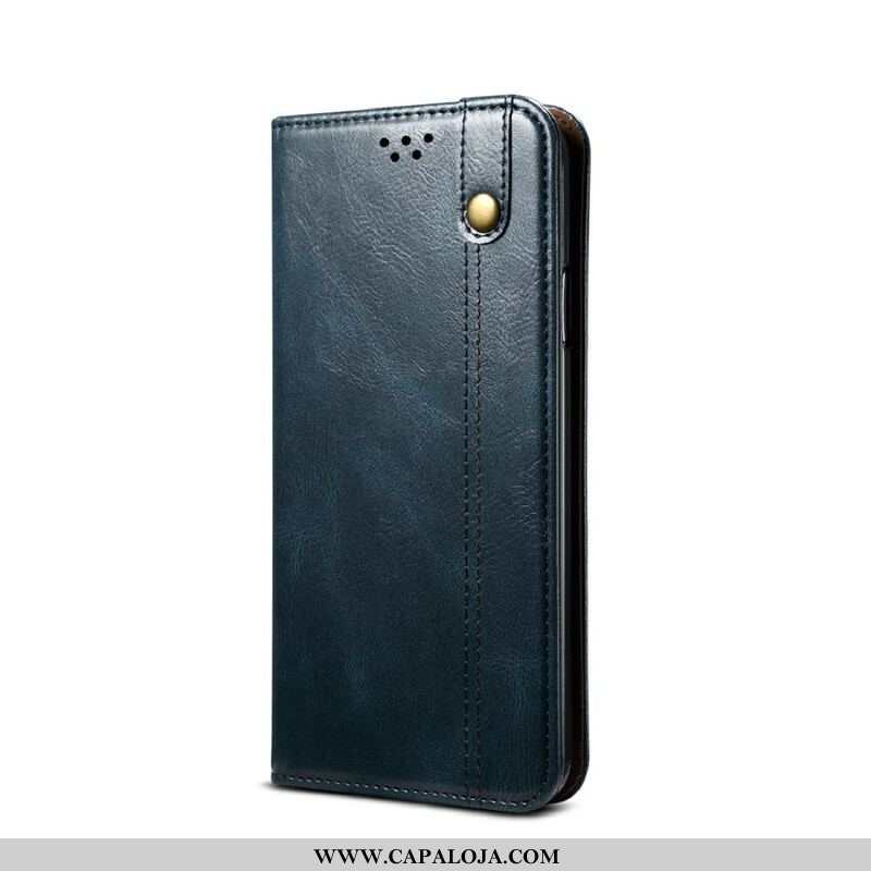 Capa De Celular Para Samsung Galaxy S21 5G Flip Couro Sintético Encerado