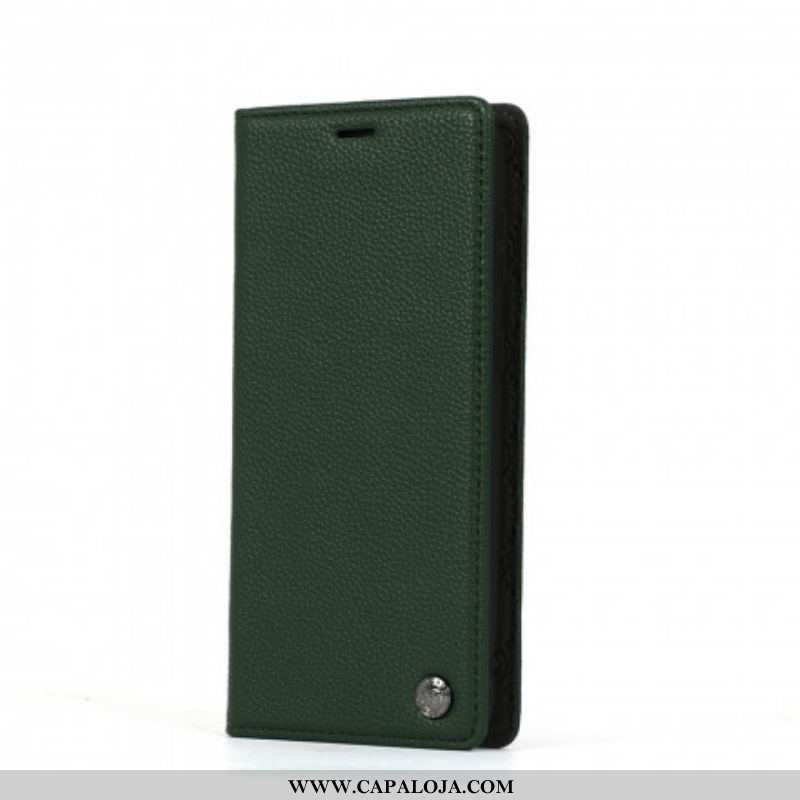 Capa De Celular Para Samsung Galaxy S21 5G Flip Efeito Couro Hanman