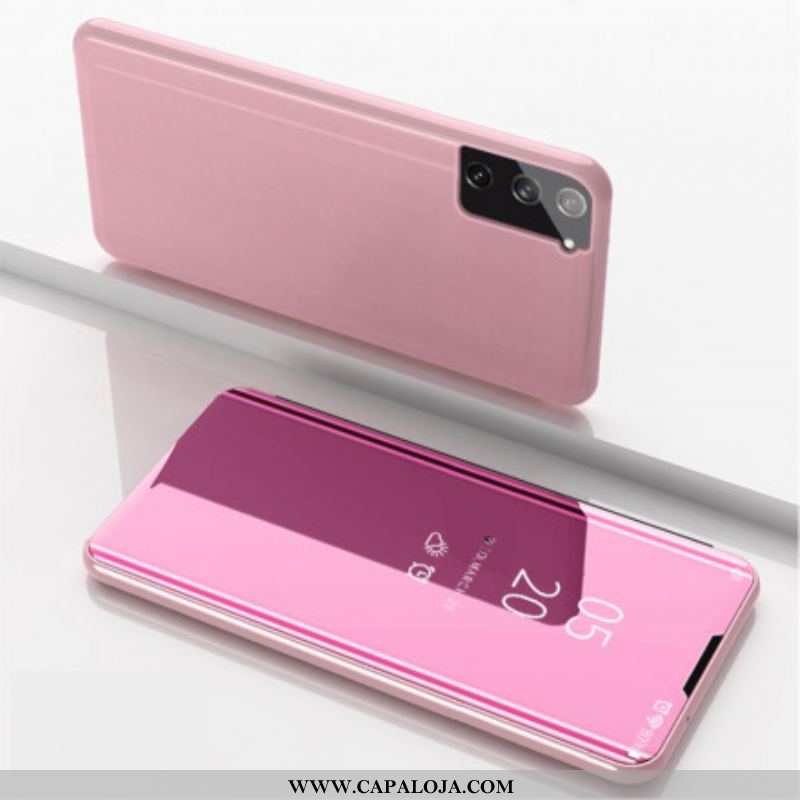 Capa De Celular Para Samsung Galaxy S21 5G Flip Espelho