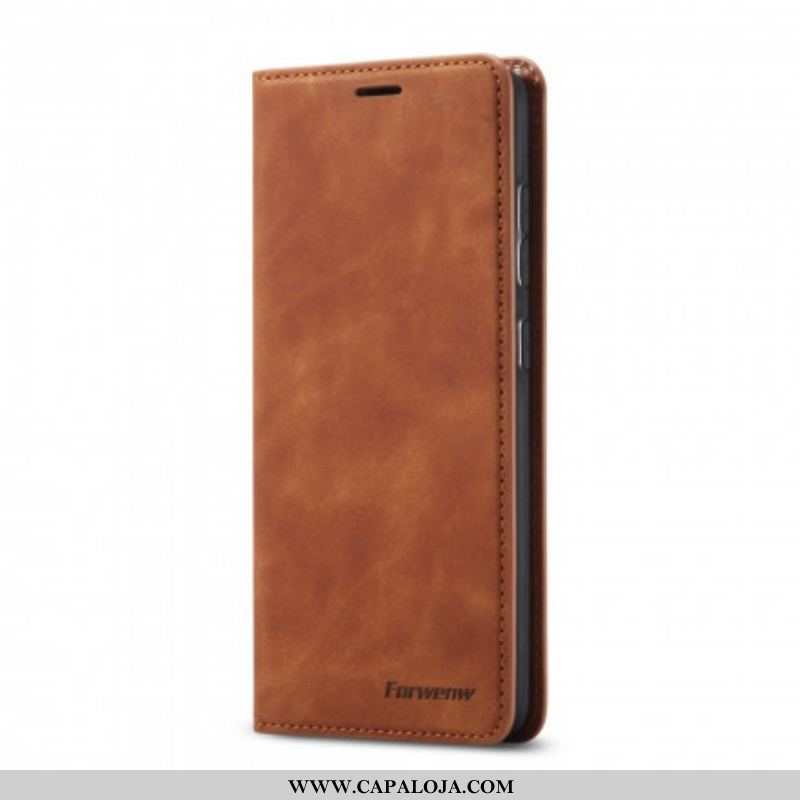 Capa De Celular Para Samsung Galaxy S21 5G Flip Forwenw Efeito Couro