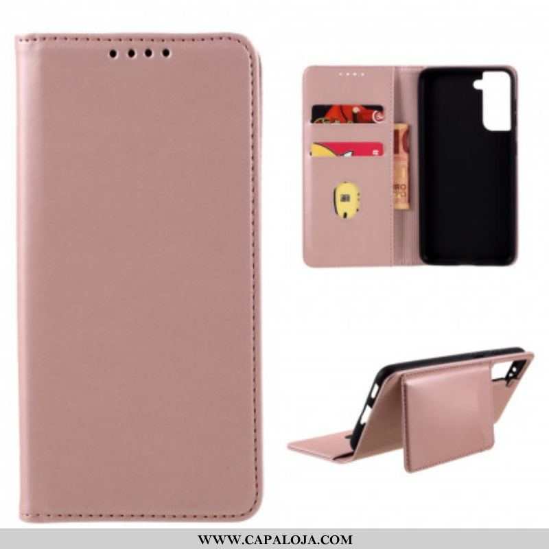 Capa De Celular Para Samsung Galaxy S21 5G Flip Suporte Para Cartão