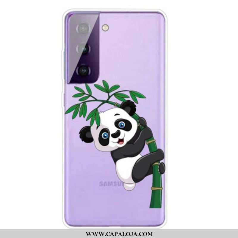 Capa De Celular Para Samsung Galaxy S21 5G Panda No Bambu