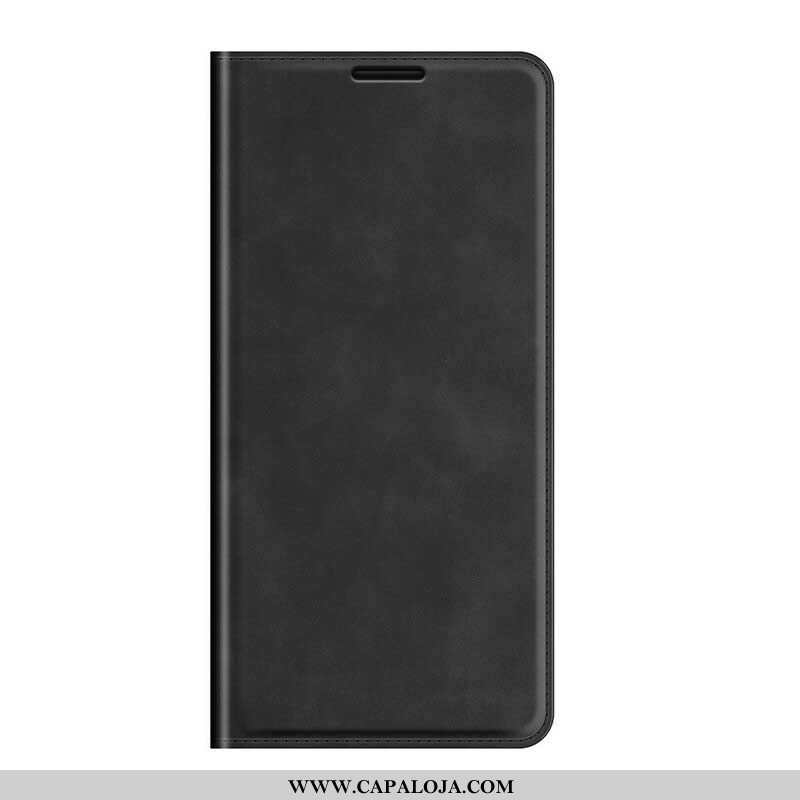 Capa De Celular Para Samsung Galaxy S21 FE Flip Efeito Couro Macio