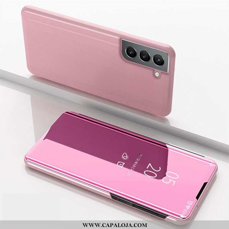 Capa De Celular Para Samsung Galaxy S21 FE Flip Espelho