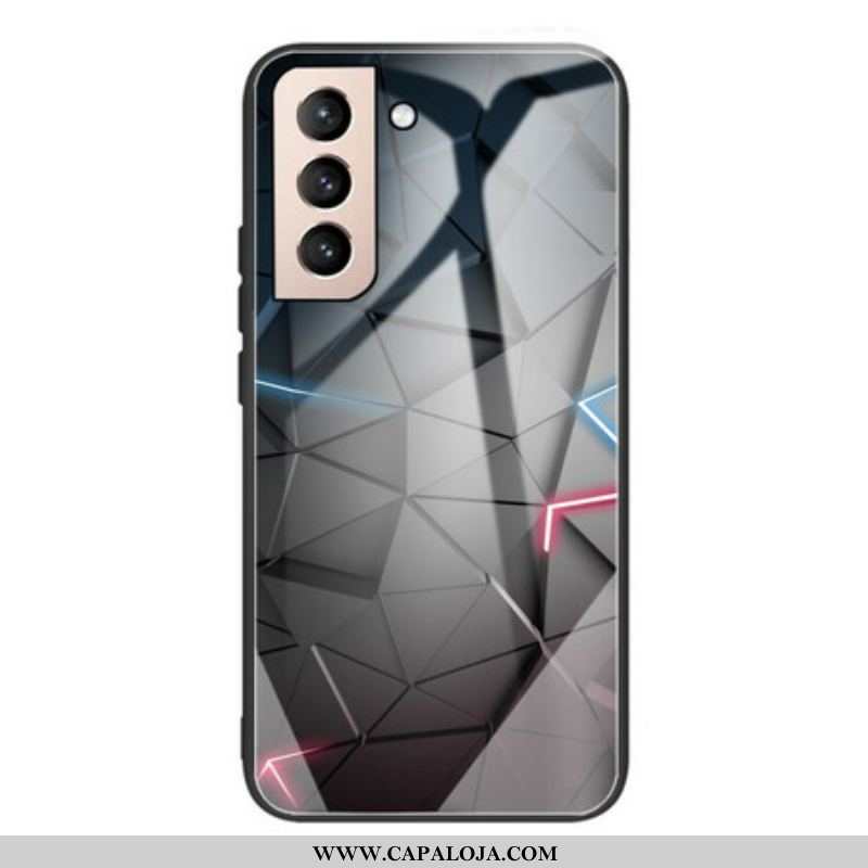 Capa De Celular Para Samsung Galaxy S21 FE Geometria Do Vidro Temperado