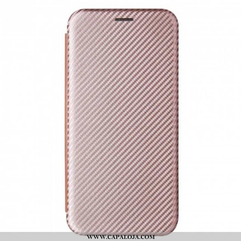 Capa De Celular Para Samsung Galaxy S21 Plus 5G Flip Fibra De Carbono