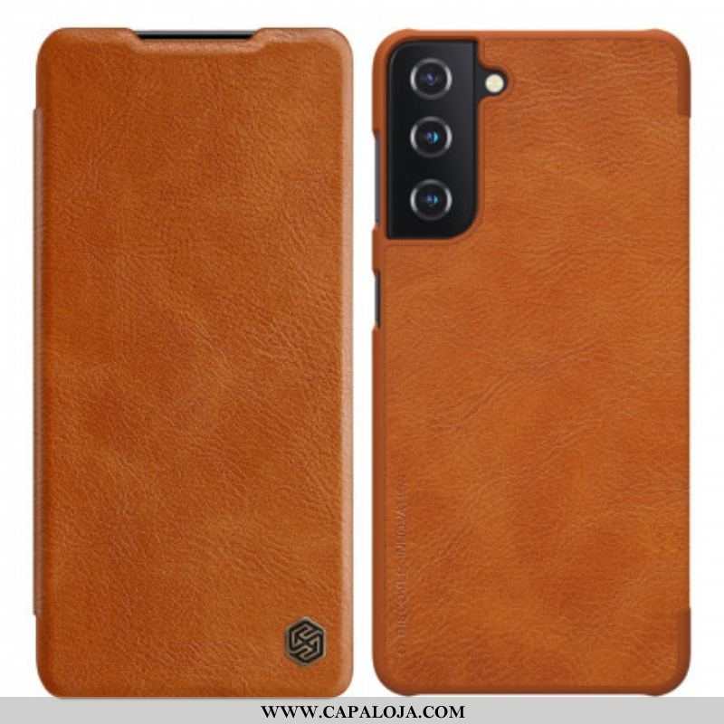 Capa De Celular Para Samsung Galaxy S21 Plus 5G Flip Série Nillkin Qin