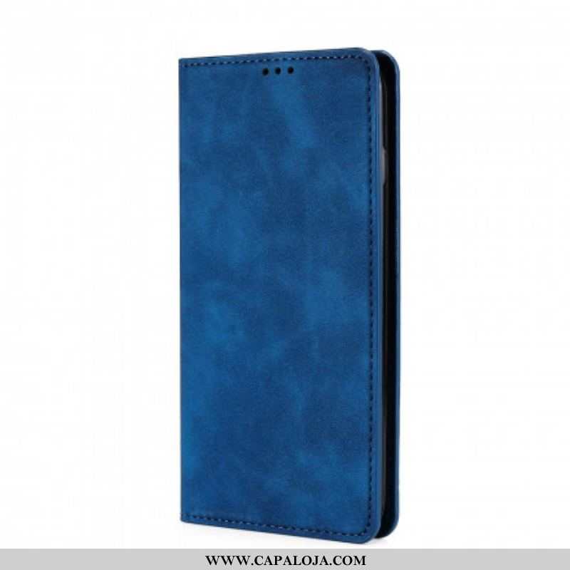 Capa De Celular Para Samsung Galaxy S21 Plus 5G Flip Toque De Pele