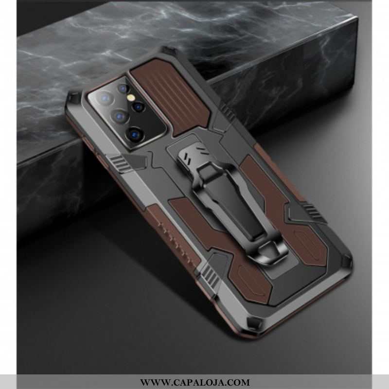 Capa De Celular Para Samsung Galaxy S21 Ultra 5G Clipe De Suporte Removível