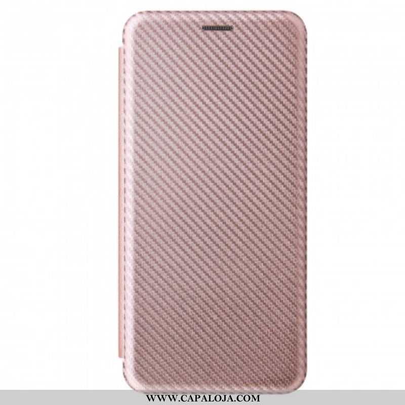 Capa De Celular Para Samsung Galaxy S21 Ultra 5G Flip Fibra De Carbono