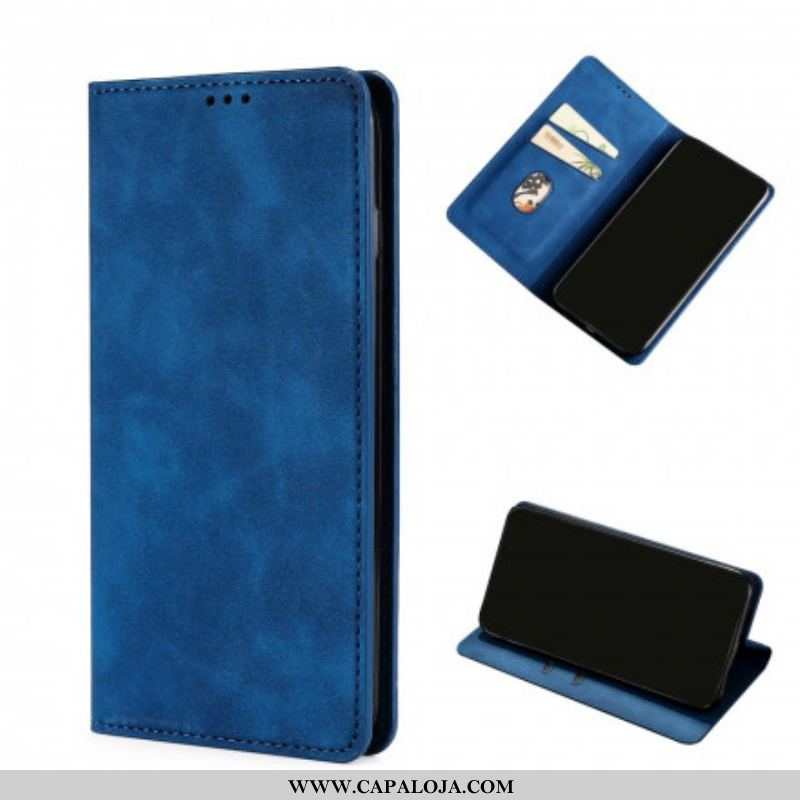 Capa De Celular Para Samsung Galaxy S21 Ultra 5G Flip Toque De Pele