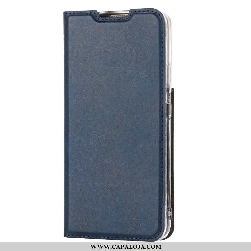 Capa De Celular Para Samsung Galaxy S22 5G De Cordão Flip Tira De Classe De Couro Falso