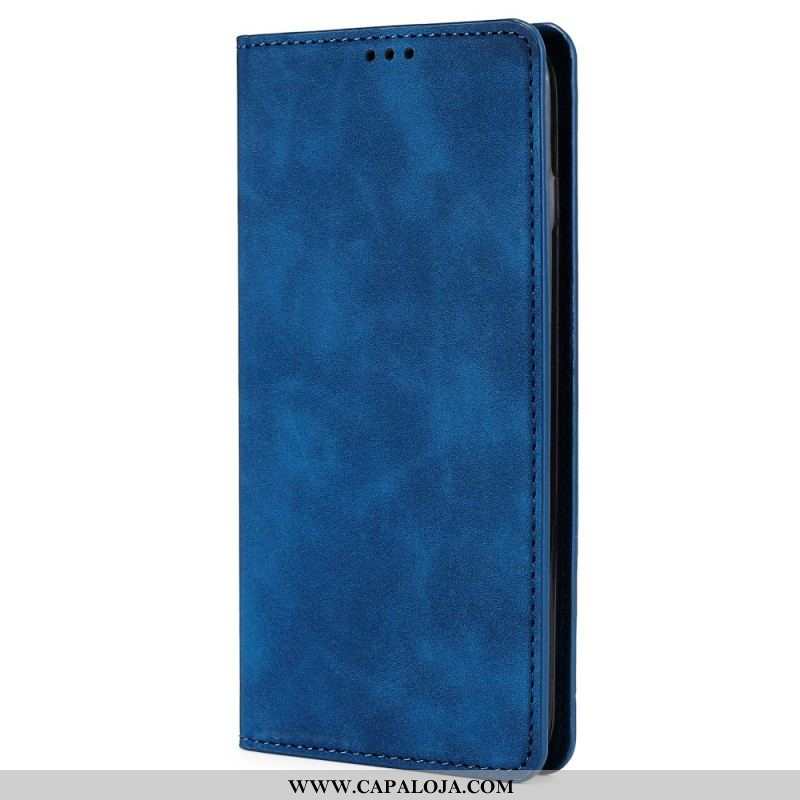 Capa De Celular Para Samsung Galaxy S22 5G Flip Toque De Pele