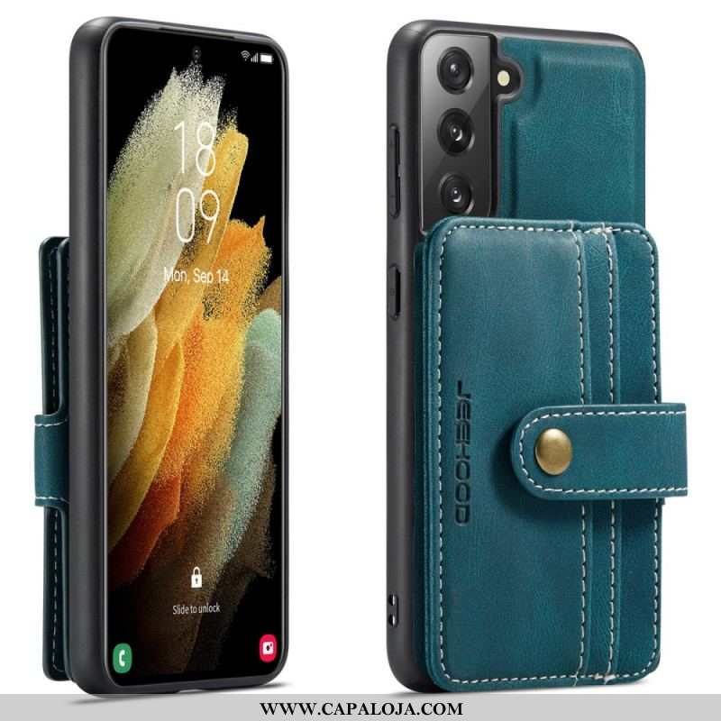 Capa De Celular Para Samsung Galaxy S22 5G Porta Cartão Destacável