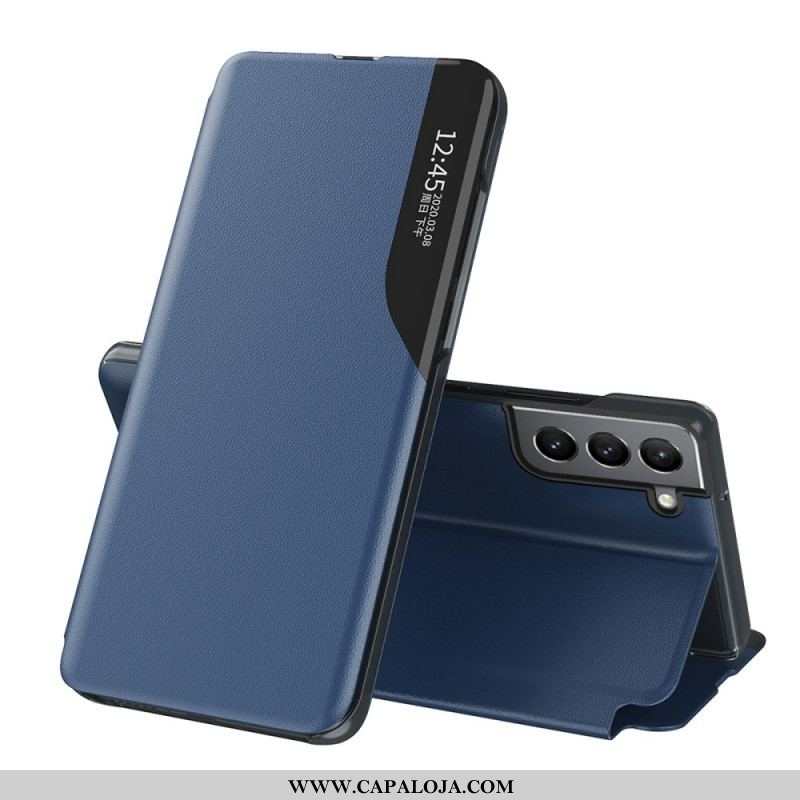 Capa De Celular Para Samsung Galaxy S22 Plus 5G Couro Sintético Texturizado