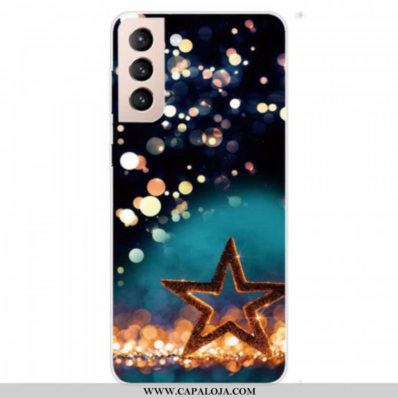 Capa De Celular Para Samsung Galaxy S22 Plus 5G Estrela Flexível