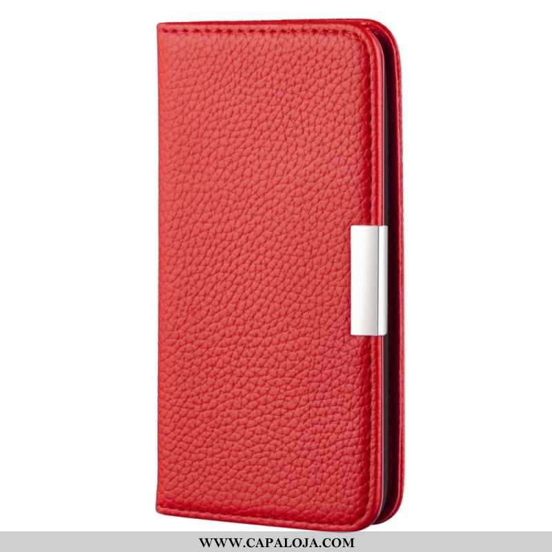 Capa De Celular Para Samsung Galaxy S22 Plus 5G Flip Couro Falso Lichia Ultra Chic