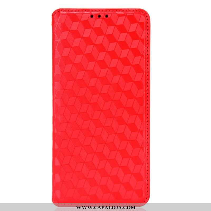 Capa De Celular Para Samsung Galaxy S22 Plus 5G Flip Efeito Couro Diamante