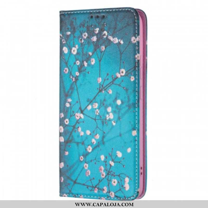 Capa De Celular Para Samsung Galaxy S22 Plus 5G Flip Ramos Floridos