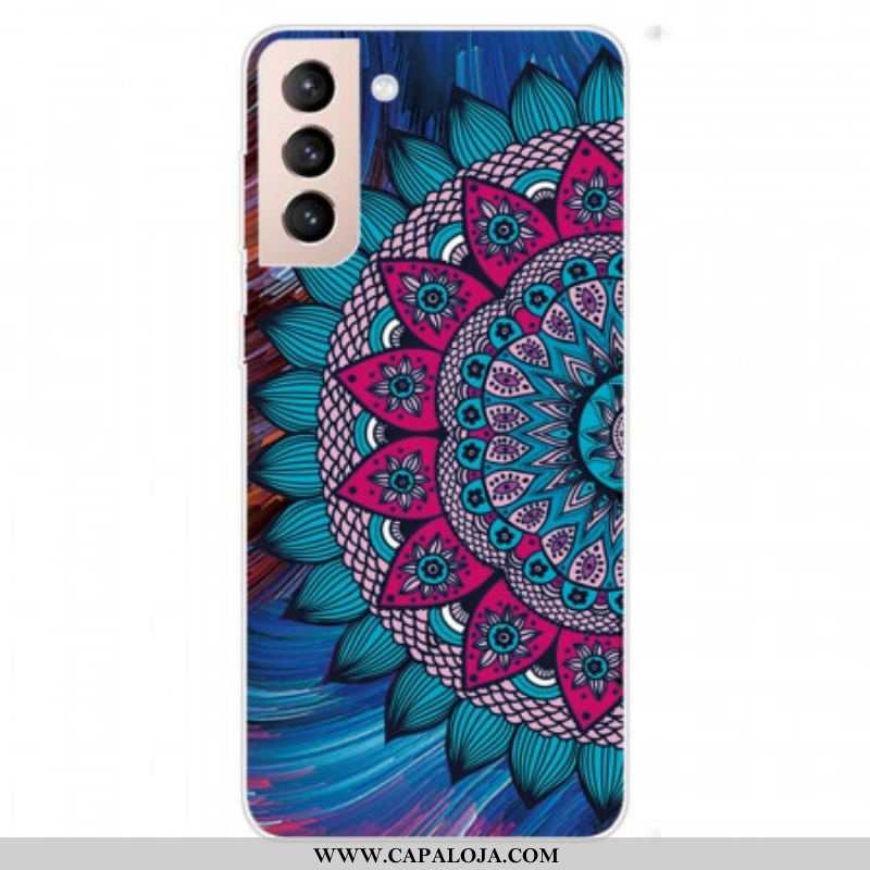 Capa De Celular Para Samsung Galaxy S22 Plus 5G Mandala Colorida