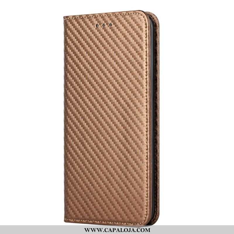 Capa De Celular Para Samsung Galaxy S22 Ultra 5G De Cordão Flip Correia De Fibra De Carbono