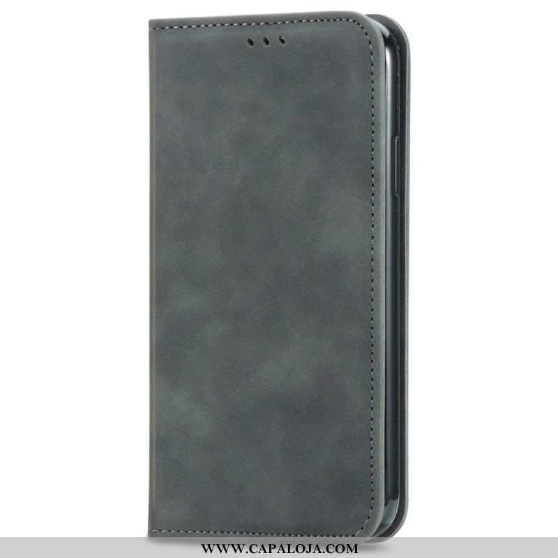 Capa De Celular Para Samsung Galaxy S22 Ultra 5G Flip Design De Toque De Pele