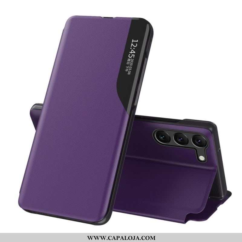 Capa De Celular Para Samsung Galaxy S23 5G Couro Sintético