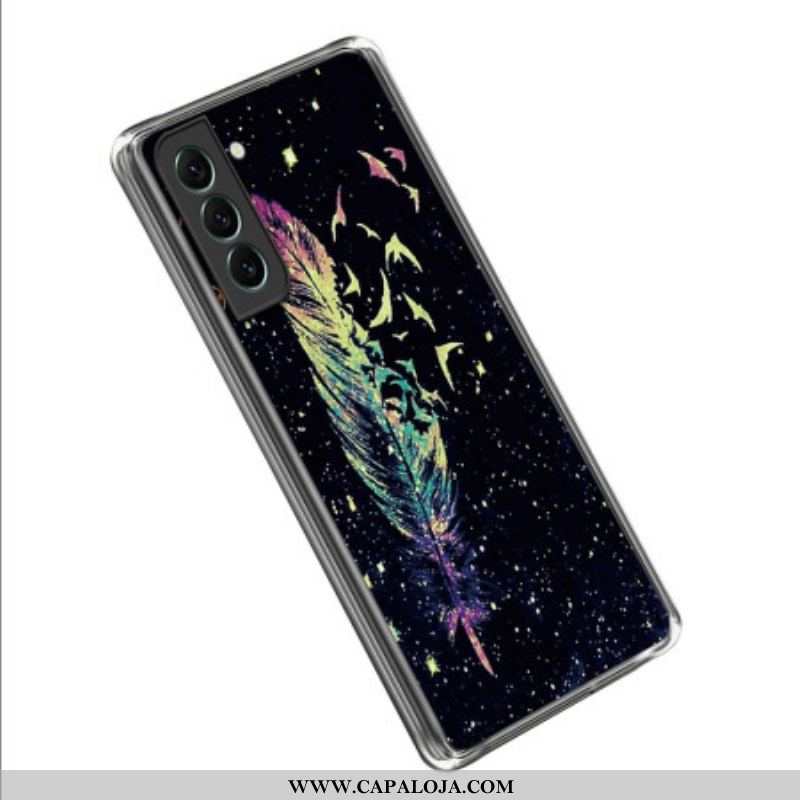 Capa De Celular Para Samsung Galaxy S23 Plus 5G Pena Transparente